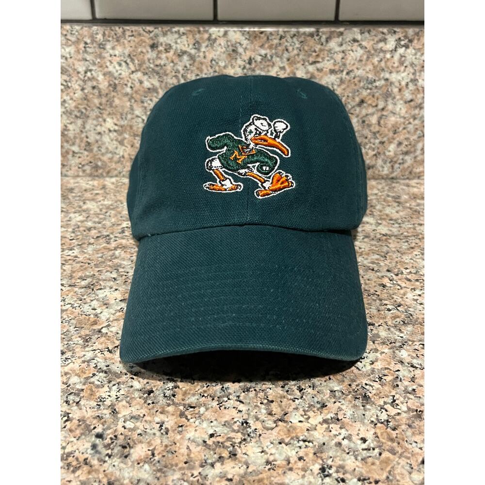 Miami Hurricanes Vintage Y2K Adjustable Dad Hat Lids Easy Fit Cap